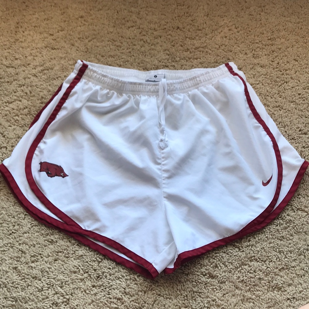 Nike tempo shorts (Razorbacks)